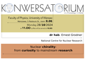 Nuclear chirality: from curiosity to mainstream research